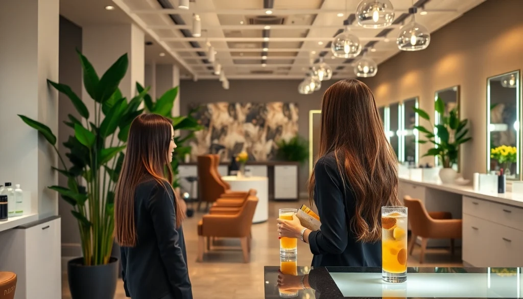 Transform your look at addendum salon with expert hairstyling and color services.