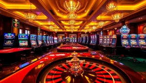 Trải nghiệm sự phấn khích của trò cờ bạc tại https://luck8.net với những cảnh sòng bạc sống động và người chơi tham gia.