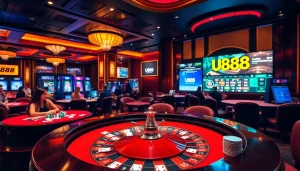 Experience exciting gameplay at U888 with vibrant casino tables and thrilling action.