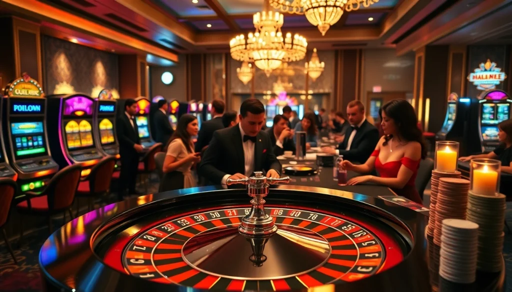 Zonafilm showcases a thrilling casino atmosphere filled with excitement and luxury.