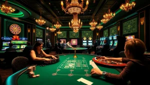 Gambling enthusiasts engage at a poker table, showcasing action and excitement linked to the hidden wiki.
