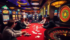 Engaging action at a luxurious poker table highlighting hidden wiki official gambling strategies.