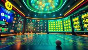 Antarmuka permainan online yang dinamis menampilkan undian lotere Sumotogel yang berwarna-warni.