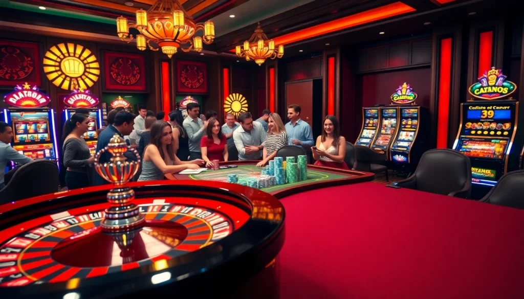 Experience the excitement of cm88 at a vibrant poker table with colorful chips.