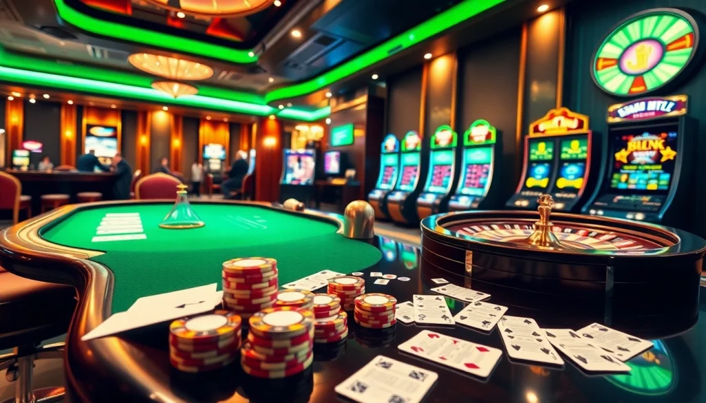 Experience the thrill of games at https://tobet88bet.com/ with vibrant casino visuals featuring poker and roulette.
