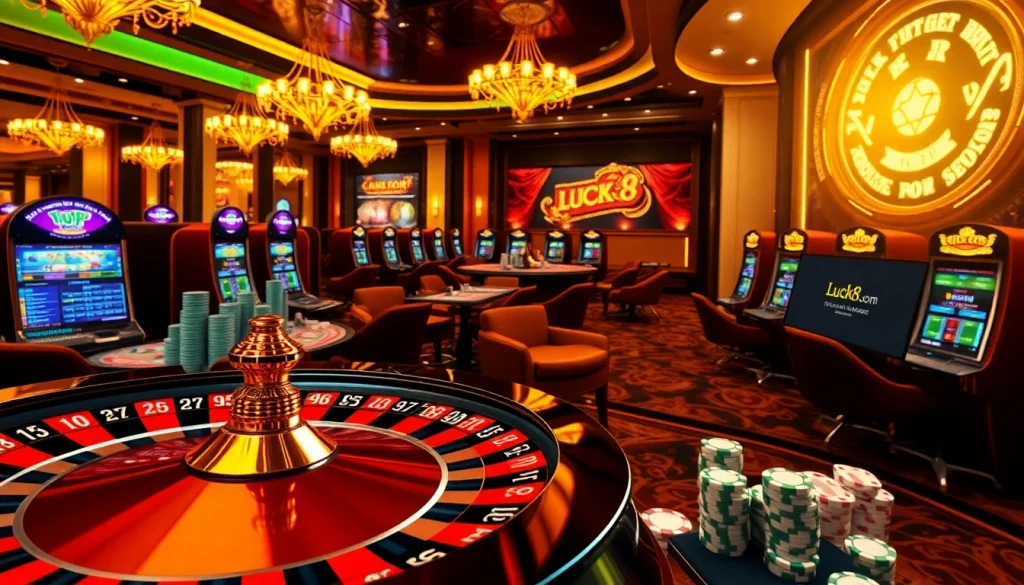 Trải nghiệm sự hứng khởi của cá cược tại https://luck8.com với những máy slot sống động và bàn poker được chiếu sáng.