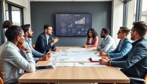 Leaders share founder leadership insights during a vibrant brainstorming session.