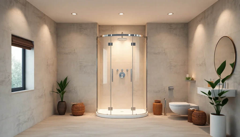 Admire the sleek cabine de douche italienne, showcasing modern design and elegant finishes.