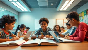 Students engaged in innovative education practices, reflecting equity and reform.