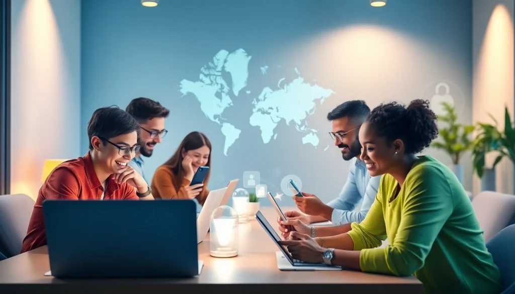 快连VPN凭借先进的加密技术实现无缝全球连接，在现代工作场景中由多样化用户展现。