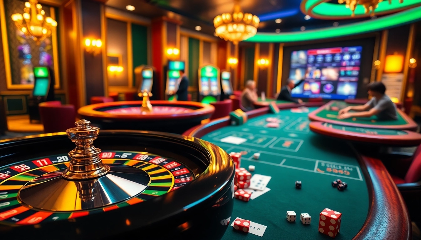 Expérience de jeu passionnante au meilleur casino en ligne avec une roulette et un poker dynamiques.