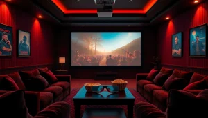 ชมการจัดตั้งโรงภาพยนตร์ในบ้านสำหรับดูหนังออนไลน์ พร้อมบรรยากาศอบอุ่น