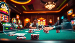 Watch as players embrace the thrill of slot scatter hitam games in a vibrant casino atmosphere.