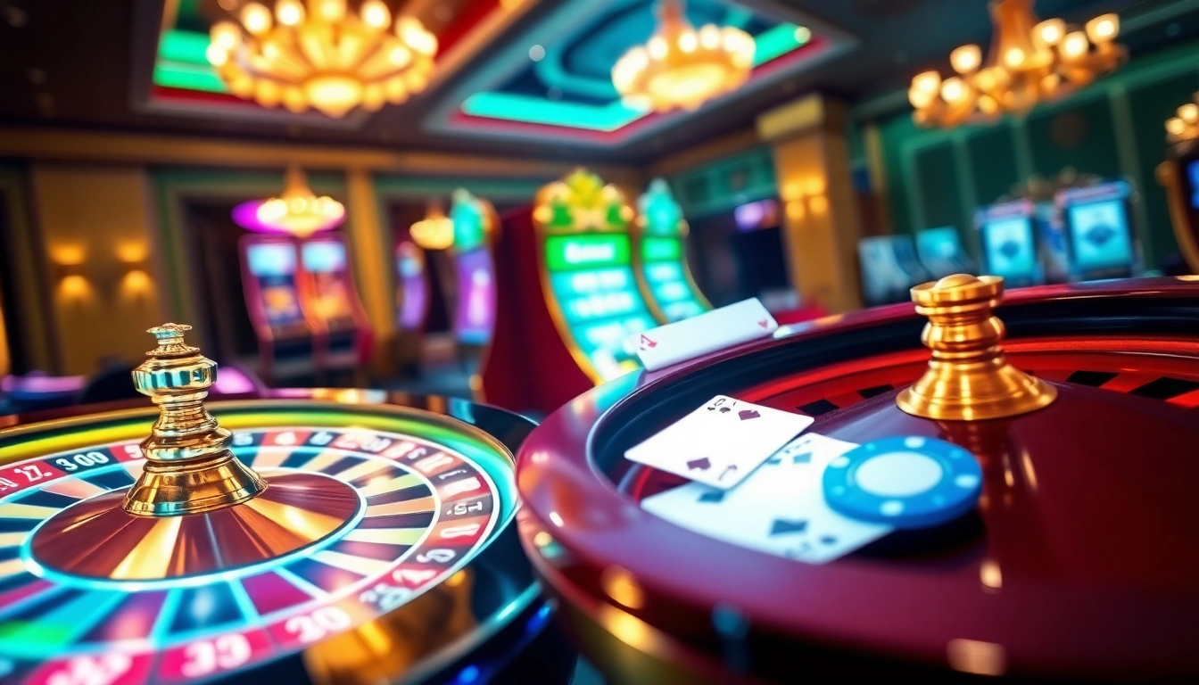 Vivez l'excitation du meilleur casino en ligne avec des machines à sous vibrantes et des roues de roulette.