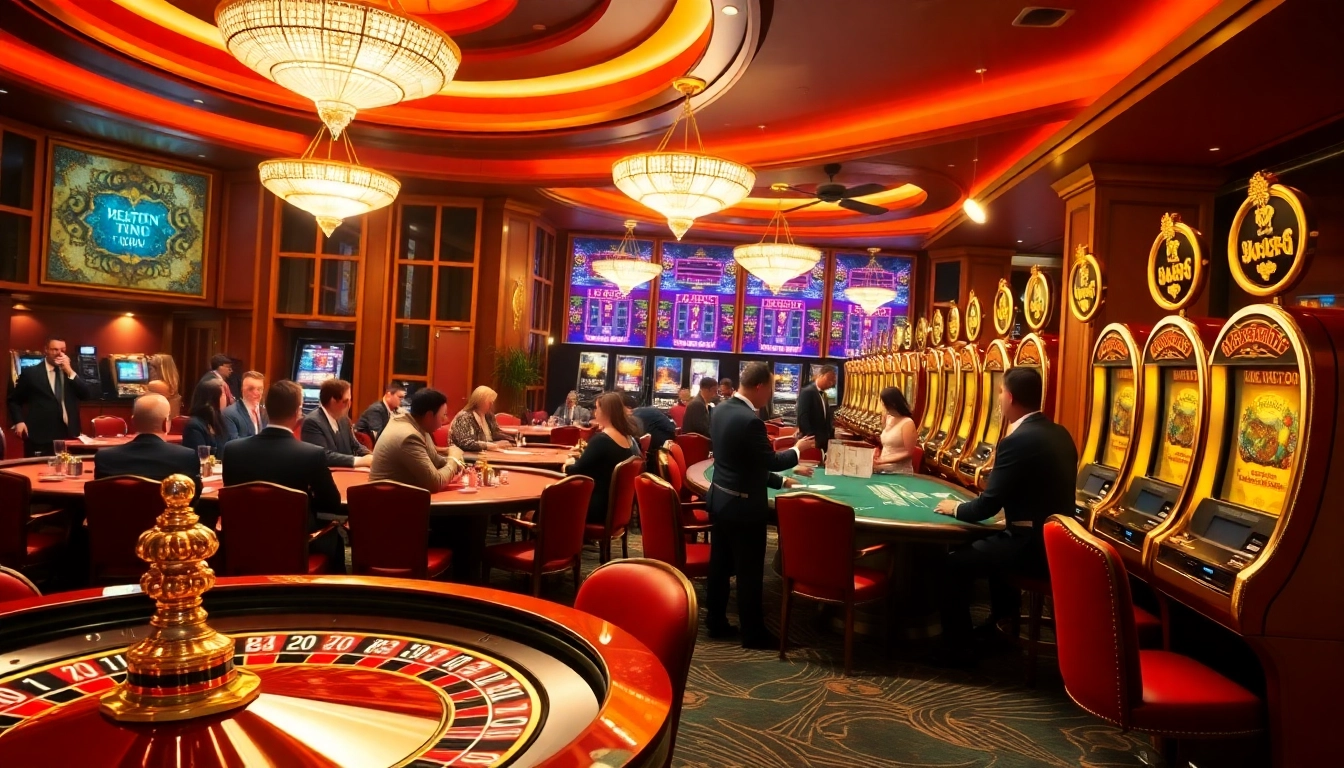 Découvrez l'excitation au meilleur casino en ligne avec des tables de jeu vibrantes et des machines à sous de luxe.