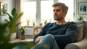 Anxiety symptoms analyzed in a calming therapy session setting.