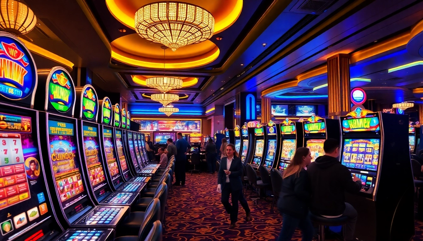 Explore thrilling Non gamstop Casino Uk games in a vibrant, lively casino environment.