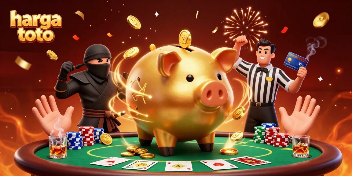 Engage with the harga toto online experience as a vibrant 3D scene unfolds with dynamic casino elements.