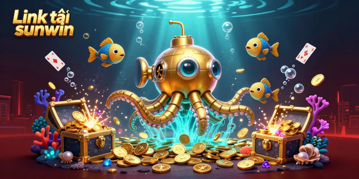 Experience the thrill of Link tải sunwin with dynamic underwater gaming action and vibrant elements.